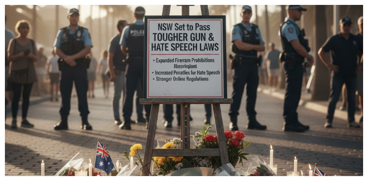 Australian state set to pass tougher gun, hate speech laws after Bondi attack