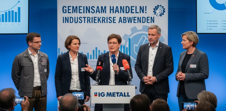Germany’s largest union urges joint action to avert industrial crisis
