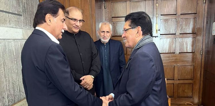 Ayaz Sadiq visits residence of Khaleda Zia to condole ex-PM's death