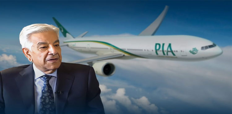 Rs 135 billion PIA bid reflects growing economic trust: Khawaja Asif