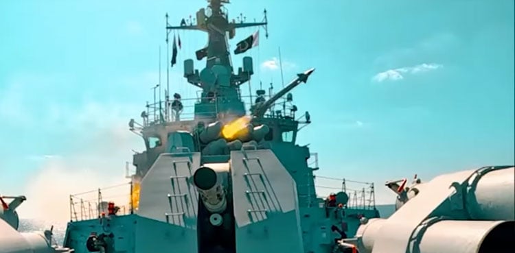 Pakistan Navy successfully tests fire surface-to-air missile in Arabian Sea
