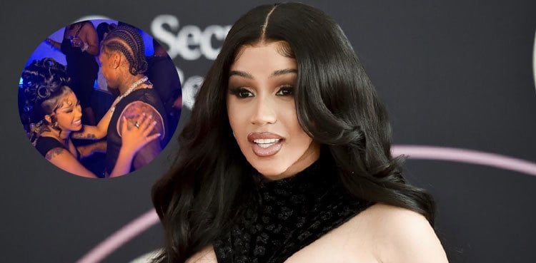Cardi B stuns in risqué black gown for Stefon Diggs’ birthday bash
