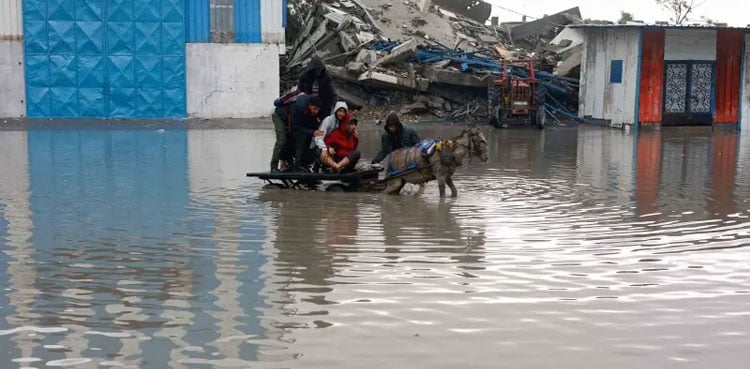 Gaza civil defence says 16 dead as heavy rains batter territory