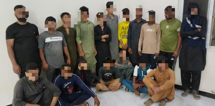 Pakistan Coast Guards arrest 123 illegal immigrants in Jiwani