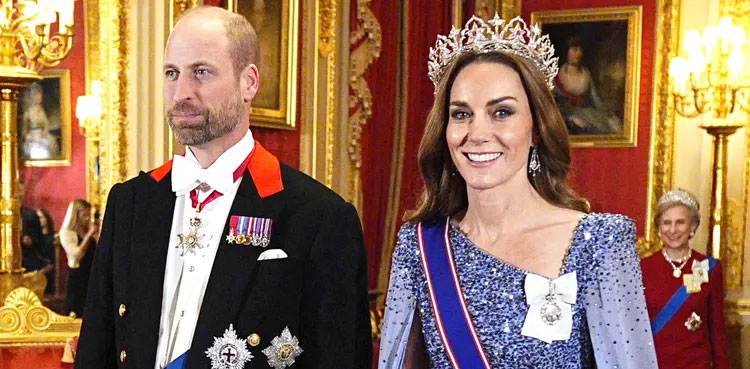Kate Middleton debuts biggest tiara of her Royal life at State Banquet