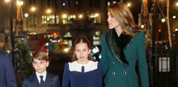 Princess Kate enjoys festive event with Charlotte and Louis in Norfolk
