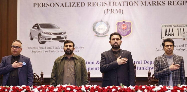 KP CM launches new vehicle registration, number plate system “PRM”