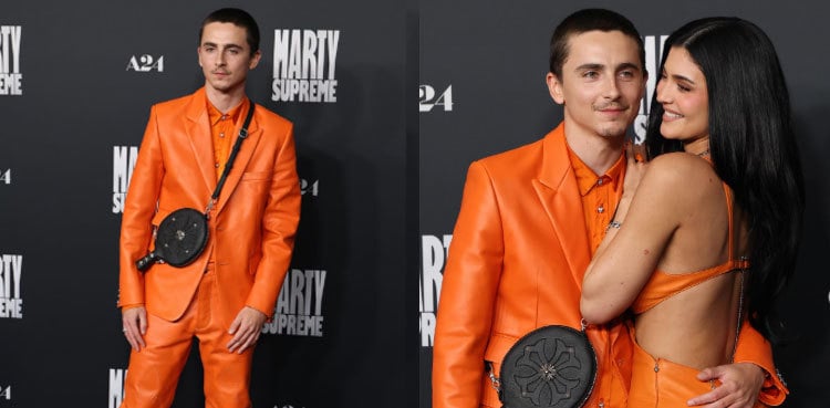 Kylie Jenner, Timothée Chalamet lit up ‘Marty Supreme’ premiere in matching outfits