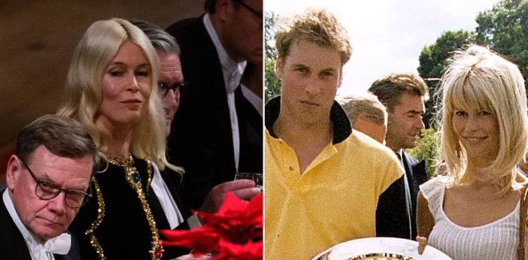 Prince William meets supermodel Claudia Schiffer years after mum Diana’s surprise