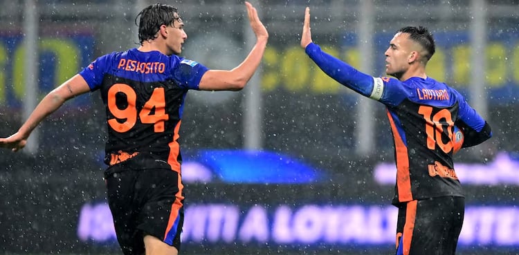 Inter fight back to beat Pisa 6-2 and maintain control in title race