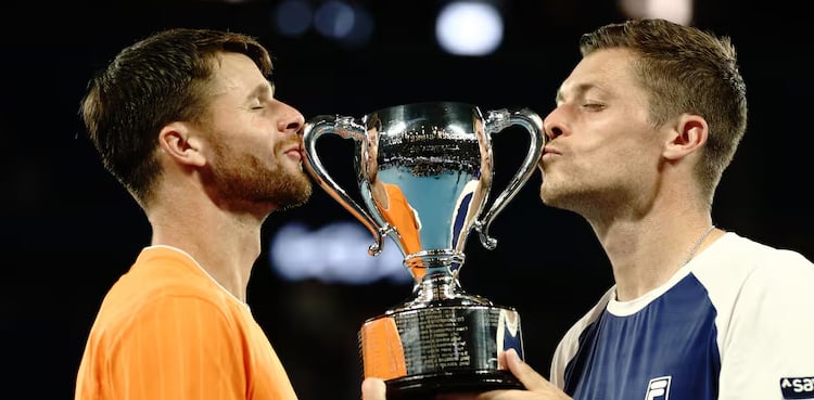 Harrison and Skupski win Australian Open doubles title in first major together