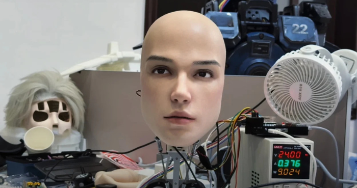 Chinese robotics company unveils human-like robot face
