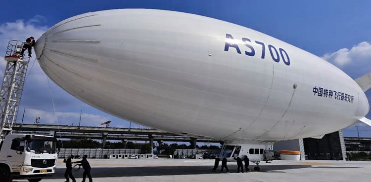 China’s AS700 manned airship completes first commercial flight