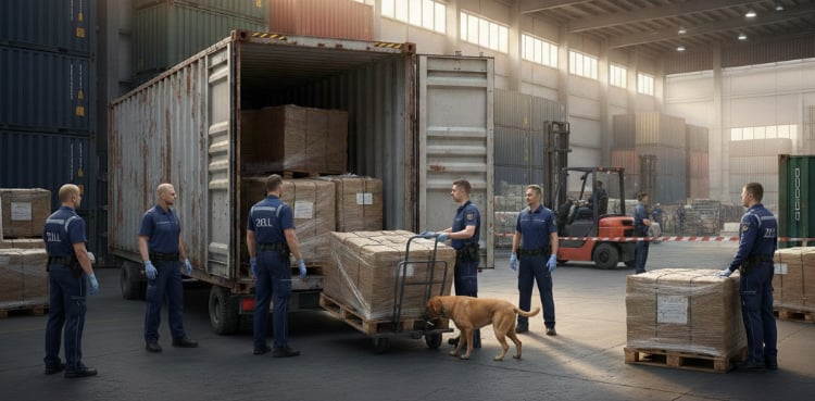 German customs find €32m worth of heroin in container at Hamburg port