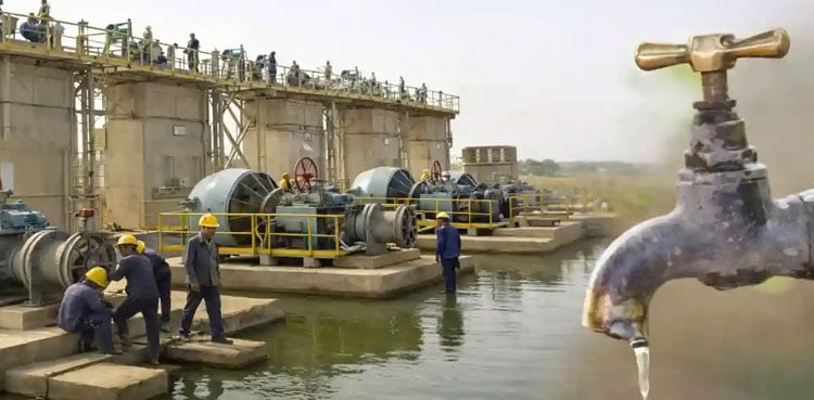 Water Supply restored in Karachi after maintenance work completed at Dhabejee Pumping Station