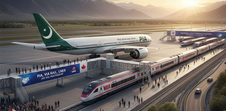 PIA launches historic air–rail partnership with Canada, UK