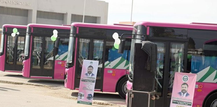Balochistan launches ‘Pink Bus’ service for women, students