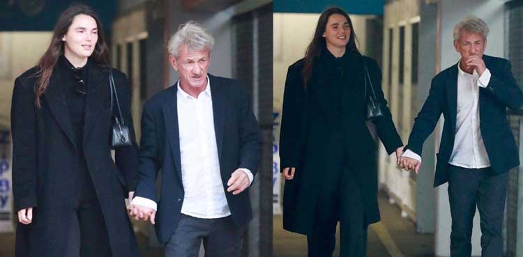Sean Penn enjoys leisure time with his girlfriend in Santa Monica