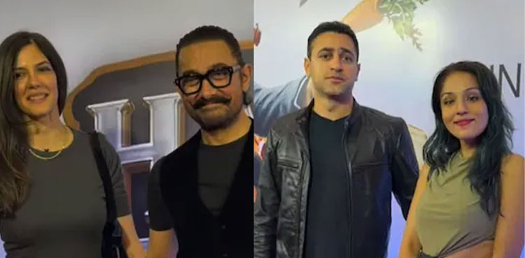Aamir Khan, Imran Khan bring their girlfriends to ‘Happy Patel’ screening