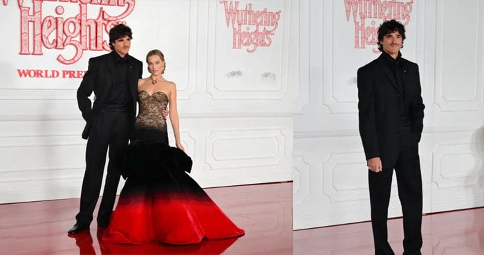 Margot Robbie, Jacob Elordi slay gothic look at ‘Wuthering Heights’ premiere