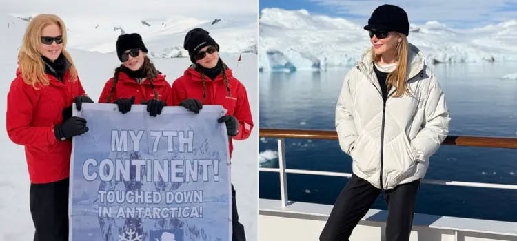 Nicole Kidman travels to Antarctica with daughters amid new chapter