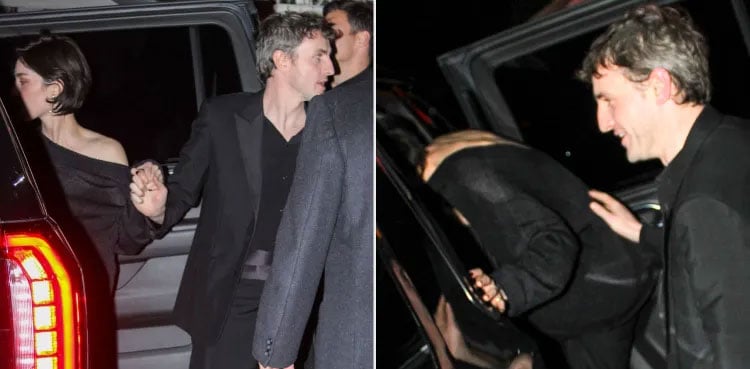 Paul Mescal, Gracie Abrams hold hands at Golden Globes afterparty