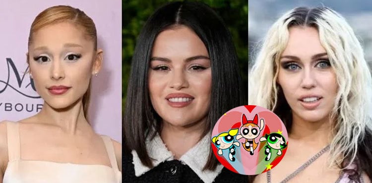 Selena Gomez gives Powerpuff Girls-style shoutout to Miley Cyrus, Ariana Grande