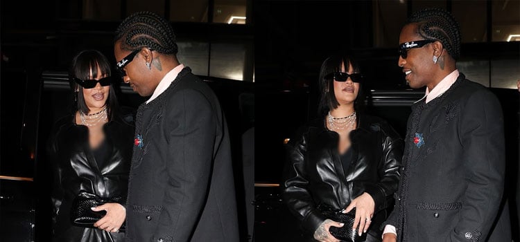 Rihanna and A$AP Rocky enjoy romantic dinner date in Paris