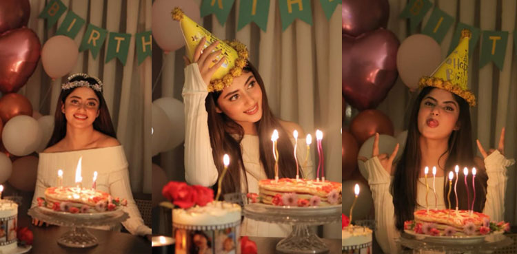 Sajal Aly shares glimpses from her intimate 32nd birthday celebration