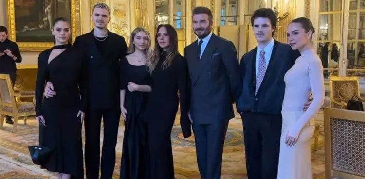 Victoria Beckham Celebrates Career Milestone in Paris With family amid feud