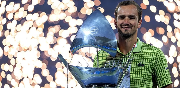 Daniil Medvedev wins Dubai title after Tallon Griekspoor withdrawal