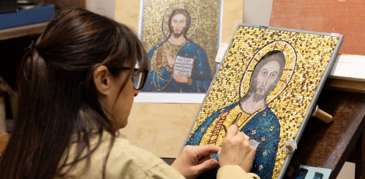 Inside the Vatican studio preserving the mosaics of St. Peter's Basilica