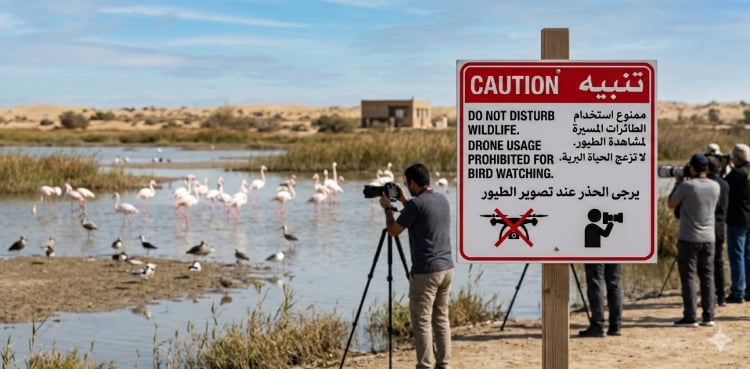 Kuwait cautions drone users to film birds