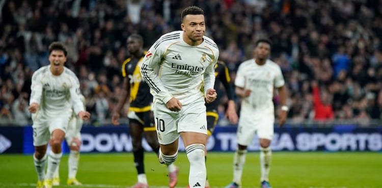 Mbappe's late penalty edges Real Madrid past Rayo Vallecano