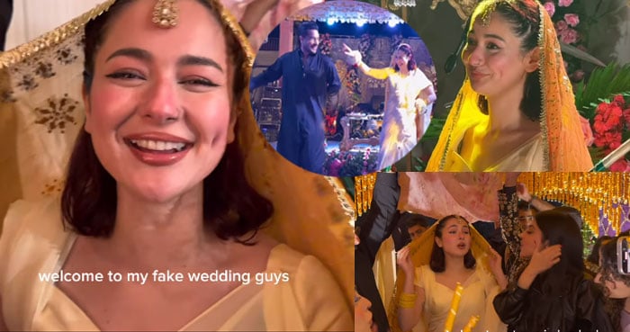 Hania Aamir enjoys wedding-theme birthday with Asim Azhar amid rumors