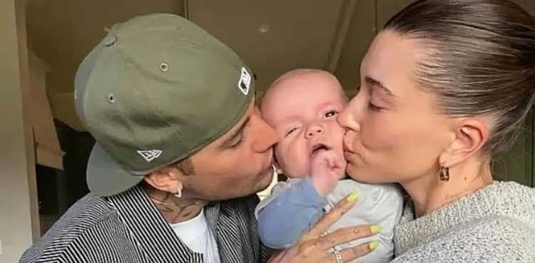 Hailey Bieber expresses pride in her son