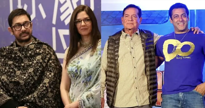 Aamir Khan visits Salman Khan’s father in hospital with GF Gauri Spratt