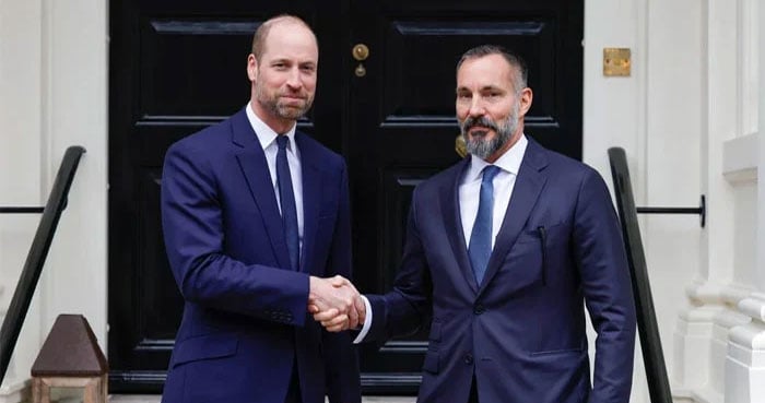 Prince William welcomes Aga Khan V to Kensington Palace for formal meeting