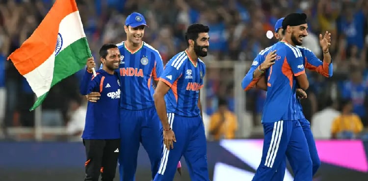 India crush New Zealand to win third T20 World Cup title