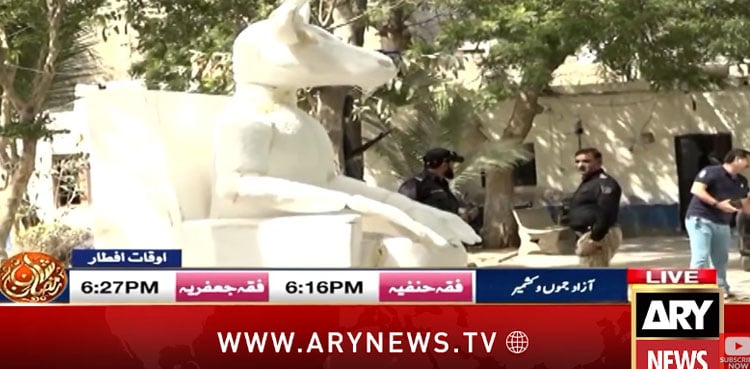 Karachi police uncover chain behind Baal statue