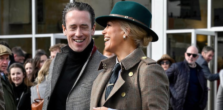 Hannah Waddingham seen hand-in-hand with spine surgeon