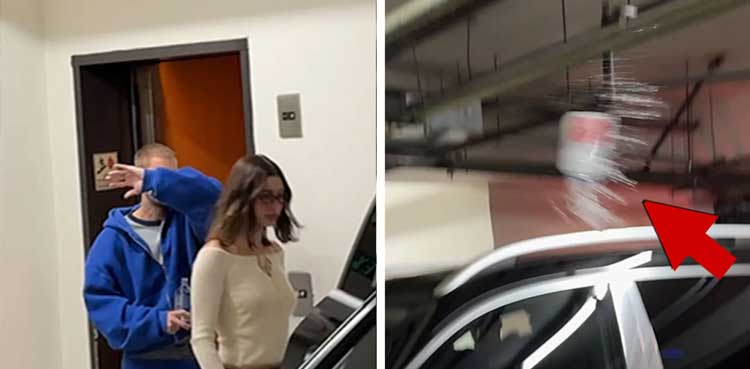 Justin Bieber confronts paparazzi after dinner date with wife