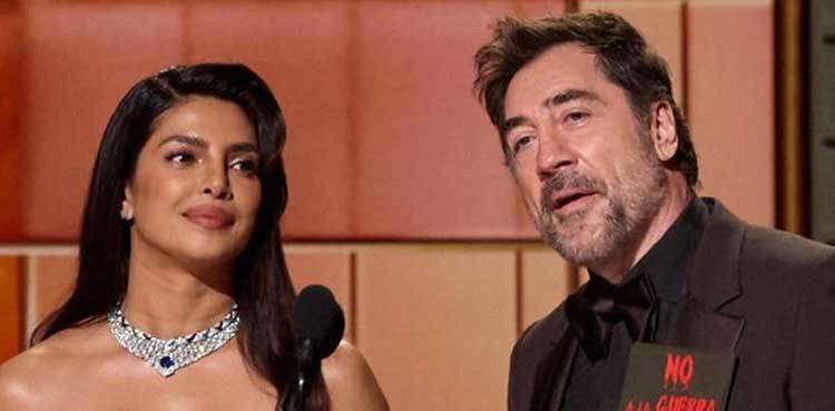 Priyanka Chopra, Javier Bardem says 'No to War'