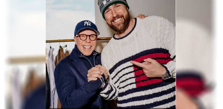 Travis Kelce embraces new role for Tommy Hilfiger