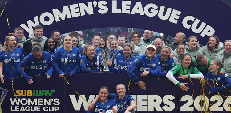 Electric James steers Chelsea to Women's League Cup final win over Manchester United