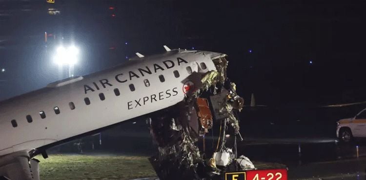 Pilot, co-pilot killed after plane collides with fire truck on runway at LaGuardia airport