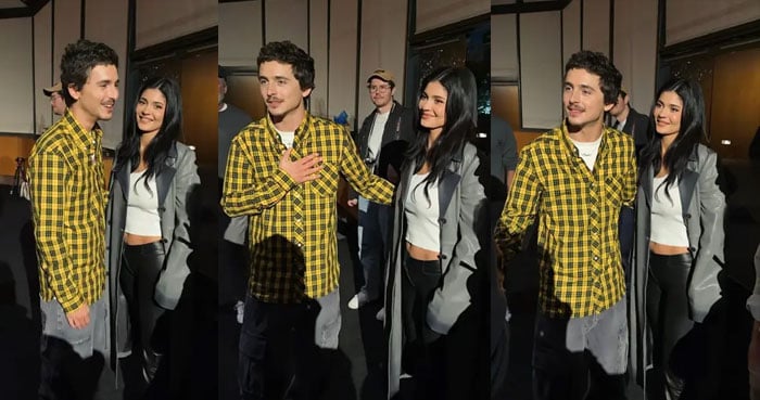 Kylie Jenner reunites with Timothée Chalamet after Actor Awards snub