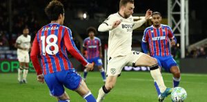 West Ham’s draw at Palace relegates Wolves, piles pressure on Spurs