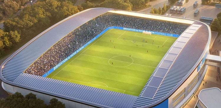 Brighton unveil plan for separate women's football stadium