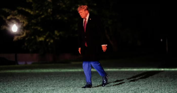 Trump says he has 'good news' on Iran as tankers cross Strait of Hormuz